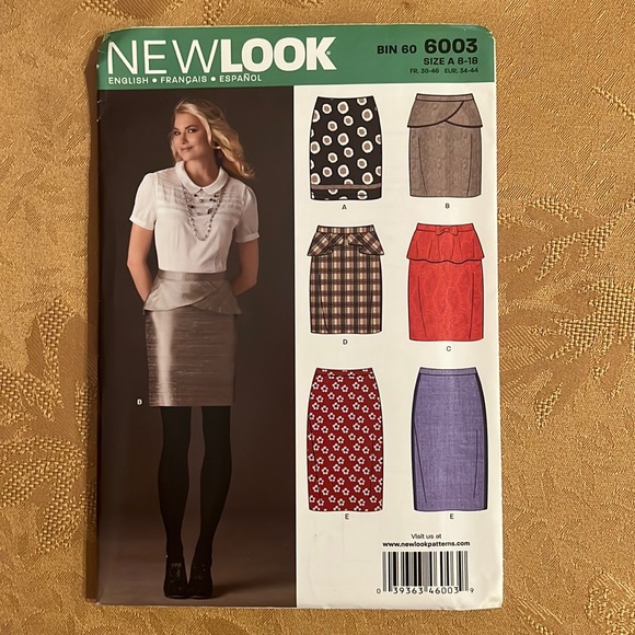 Simplicity New Look sewing skirt pattern 6003 - Picture 1 of 2